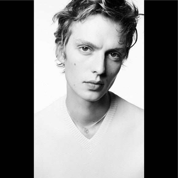 NWT ZARA SPARKLY STERLING SILVER INITIAL NECKLACE [E] - Picture 2 of 5